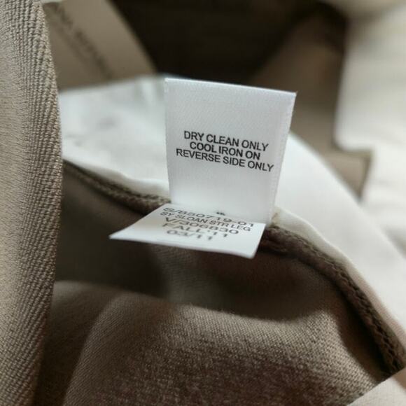 Banana Republic NWT Sloan Pants Women Size 10 Tan Deadstock Stretch Straight Leg - Picture 10 of 15